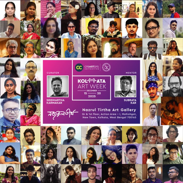 KOLKATA ART WEEK 2025: Where Every Artwork Tells a Story.